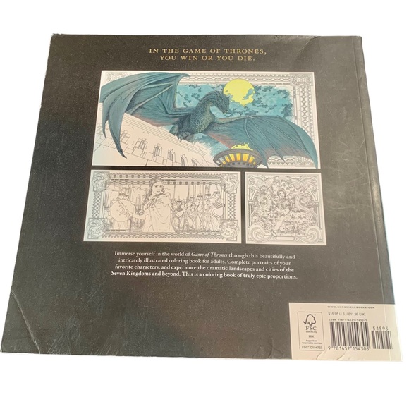 Game of Thrones Adult Coloring Book - Picture 2 of 16